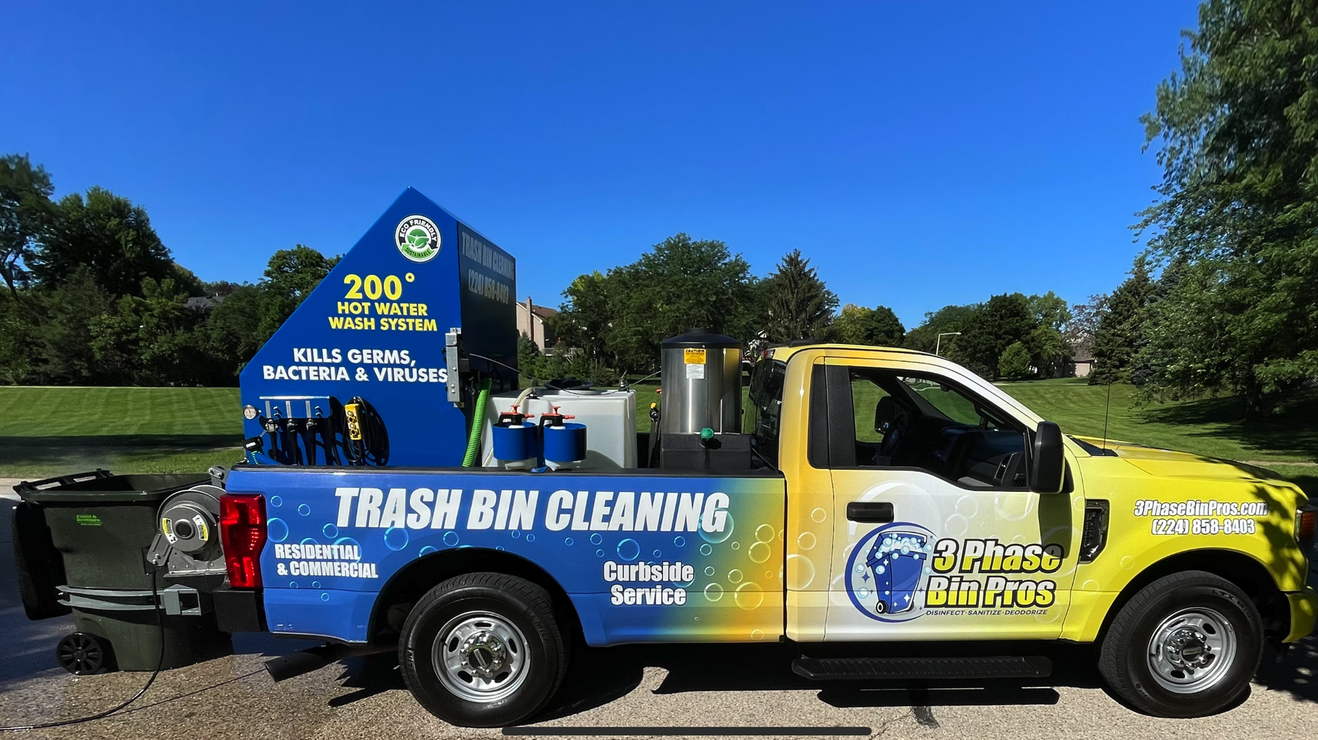 Never Touch a Dirty Trash Bin or Dumpster Again
